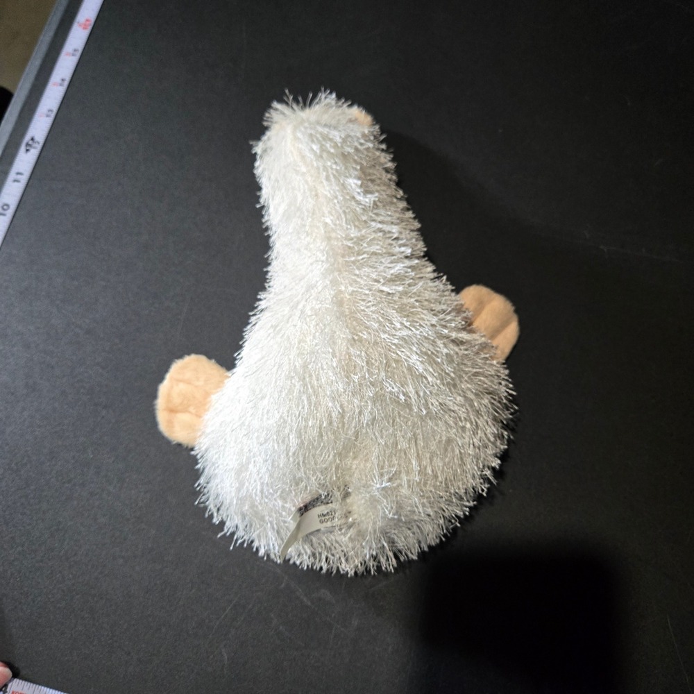 Ganz Webkinz Googles White Plush Retired Platypus Goose Shaggy Stuffed HM021 - Picture 2 of 8